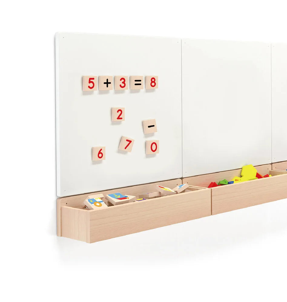 Wooden Magnetic Numbers 40 Pcs Set | Math Learning Toy for Kids