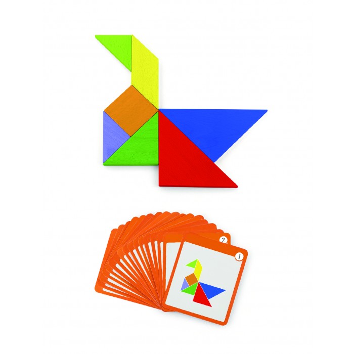Magnetic Tangram Blocks 36 Pcs Set | Educational Puzzle Toy for Kids 3+