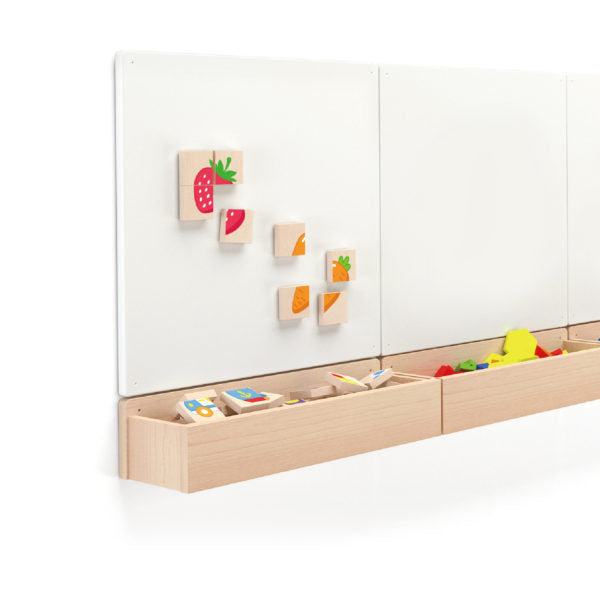 Magnetic Puzzle Block 32 Pcs Fruits Set | Wooden Educational Learning Toy for Kids