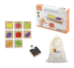 Magnetic Puzzle Block 32 Pcs Fruits Set | Wooden Educational Learning Toy for Kids
