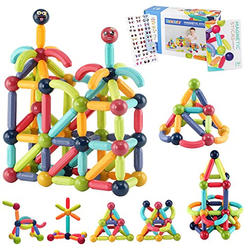 Magnetic Rods with Storage box-61pc