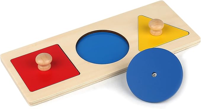 Wooden Puzzle Shape Sorting for Preschoolers | Montessori Learning Toy
