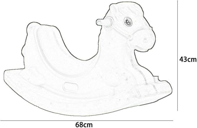 Rocking Horse (Red, Blue, Pink)