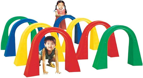 Children Playground Plastic Drill Cave for Kids Play Fun Set of 8 pcs