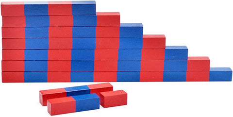 Montessori Number Bar Counting Stick Matching Game Convenient Multi-Purpose Educational Math Teaching Materials for Kids