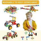 Ball and Socket Construction Engineering Building Set 320 Pcs | STEM Learning Toy for Kids
