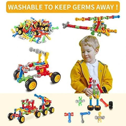 Ball And Socket Construction Engineering Building Set STEM Learning Toys(320pcs)