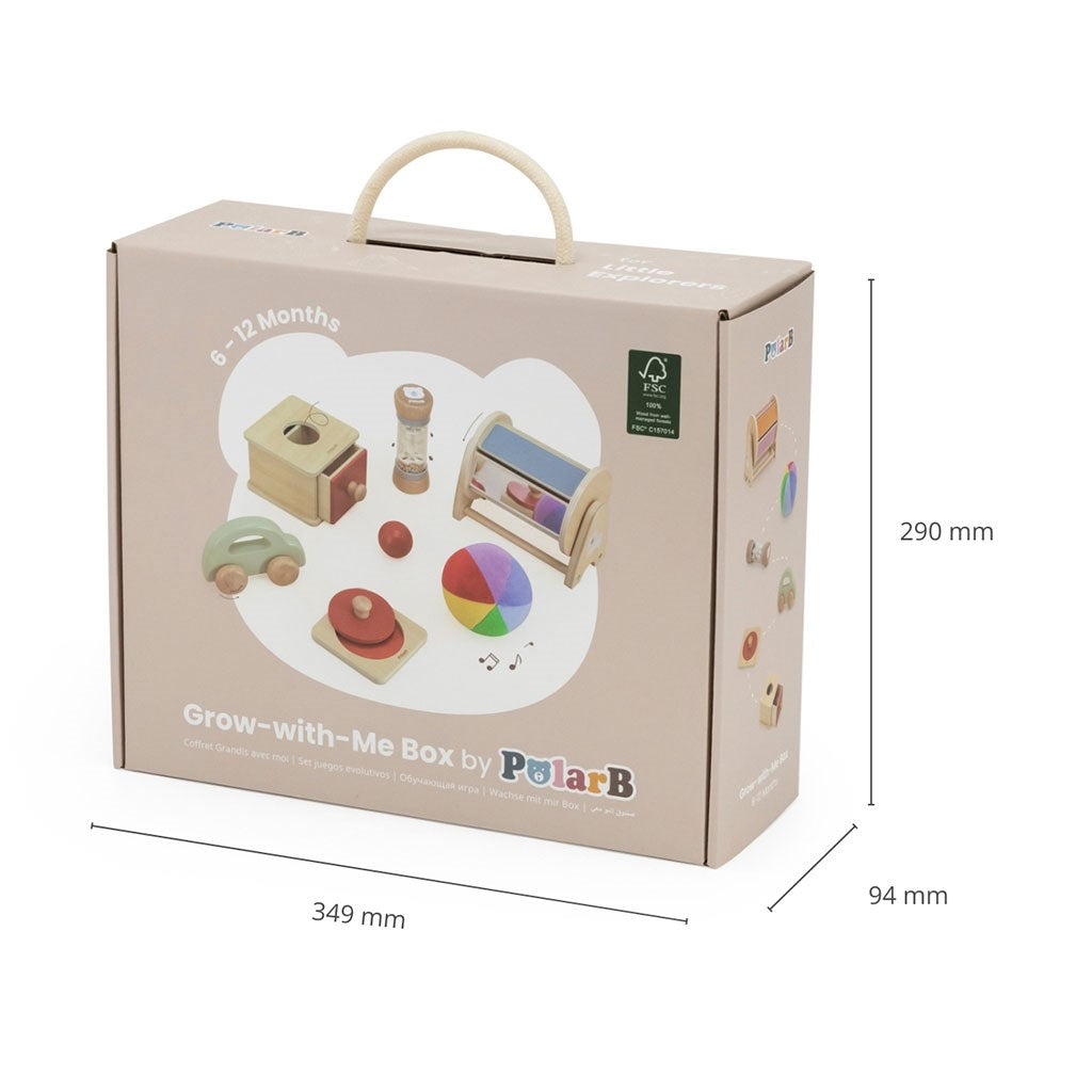 Grow With Me Little Explorers Box (6–12 Months) | Baby Sensory Montessori Toy Set