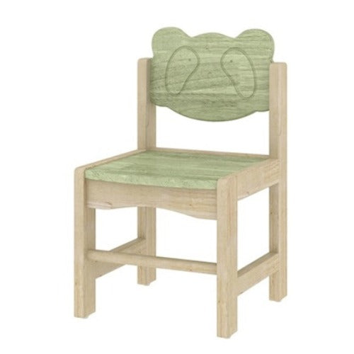 Wooden Animal Chair for Kids | Elephant Bear Panda Solid Beechwood Seating