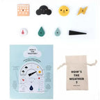 My Weather Clock | Kids Wooden Learning Clock & Weather Educational Toy