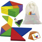 Magnetic Tangram Blocks 36 Pcs Set | Educational Puzzle Toy for Kids 3+