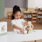 Wooden Kitchen Mixer Toy | Pretend Play Blender Set for Kids 3+