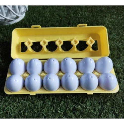 Matching Eggs 12 Pcs | Kids Shape & Color Sorting Educational Toy Set