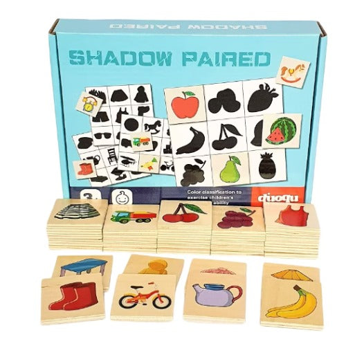 Shadow Paired Cards | Kids Educational Matching & Visual Logic Learning Game