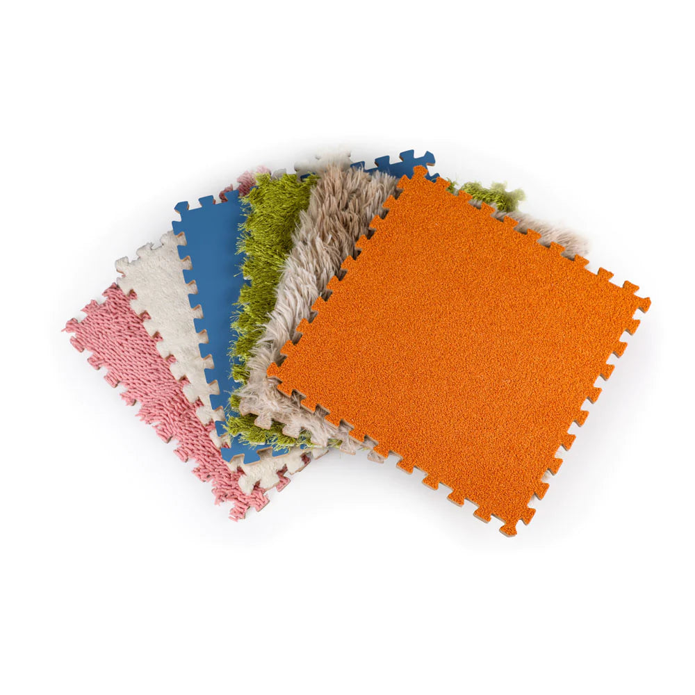 Sensory Puzzle EVA Play Floor Mat 6 PCS | Kids Tactile Sensory Foam Tile Set
