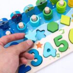Montessori Smart Math Board | Kids Number Matching & Fishing Learning Toy