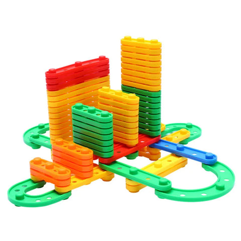 Capital Letter, Numbers and Shape Multicolour
