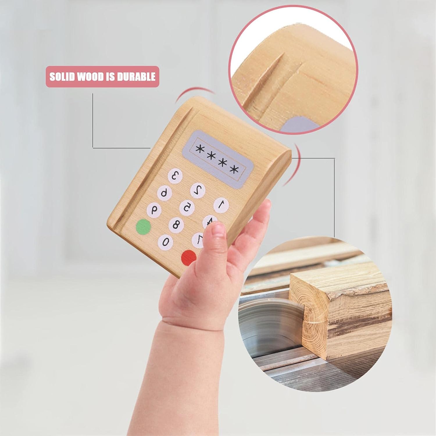 My Cash Register Toy for Kids | Pretend Play Supermarket Checkout Set with Scanner & Calculator