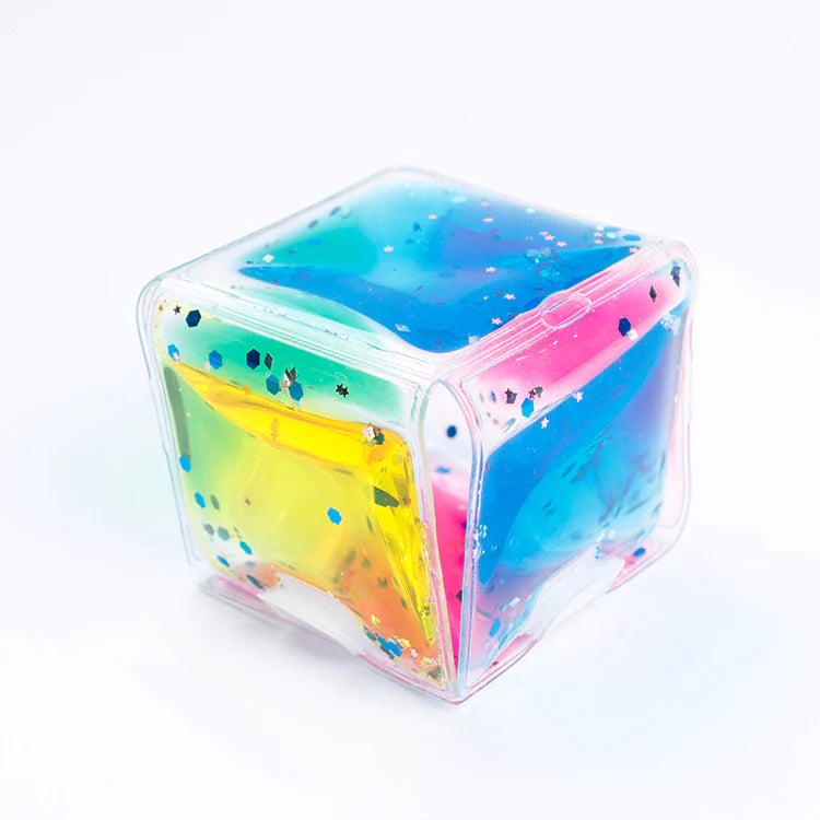 3D Sensory Gel Shapes Set 4 Pcs | Foldable Educational Learning Toy for Kids
