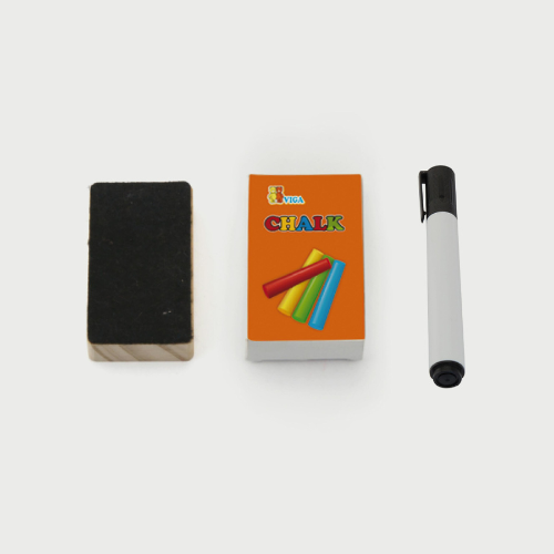 Standing Easel with Roll Paper | Kids Magnetic Drawing Board & Blackboard Set