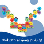 Gears! Gears! Gears! Deluxe Building Set | Kids Engineering Construction Toy 100 Pcs
