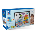 Building Block Tracker with Lego Plates | Kids Construction Wall & Floor Play Set