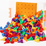 200 Pcs Children’s Nail Building Blocks & Peg Board