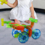 Transparent Water Pipe Building Blocks 48 Pcs | Kids Montessori STEM Construction Toy