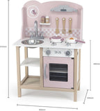 Pretty Mink Wooden Kitchen Set | Montessori Pretend Play Kitchen Toy for Kids