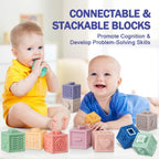 Toddler Sensory 3 in 1 Set 20 Pcs | Montessori Baby Learning Toy Set