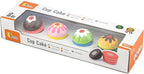 Wooden Cupcakes 4 Pcs Set | Pretend Play Kitchen Toy for Kids