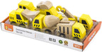 Construction Vehicles 6 Pcs Set | Wooden Truck Toys for Kids Pretend Play Age 3+