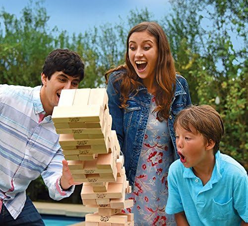 Giant Tumble Tower 3 Feet+ | Wooden Family Stacking Block Game