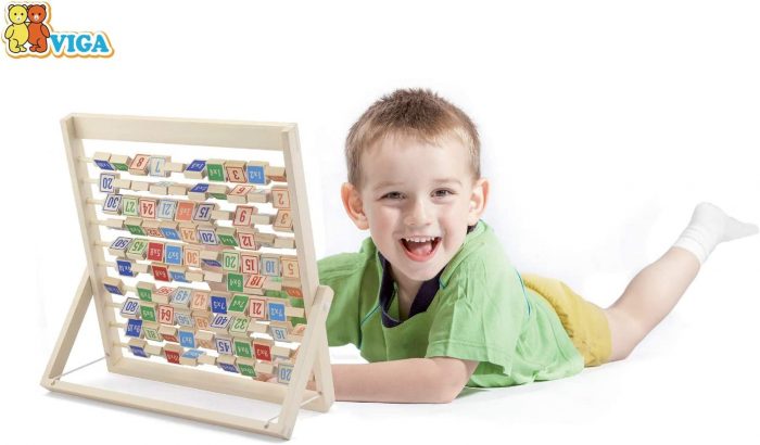 Learning Maths – Learn Multiplication | Wooden Standing Abacus