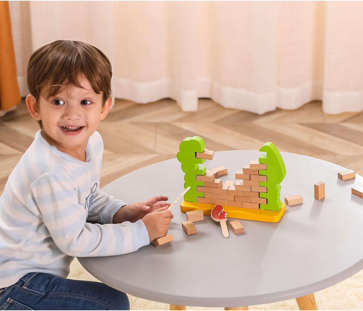 Steady Squirrel Wall Game | Wooden Balance & Strategy Game for Kids 3+