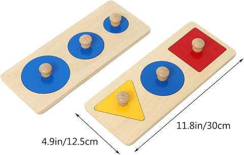 Wooden Puzzle - Classic Shape-Sorting for Preschoolers