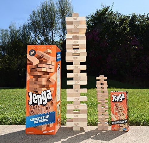 Giant Tumble Tower 3 Feet+ | Wooden Family Stacking Block Game