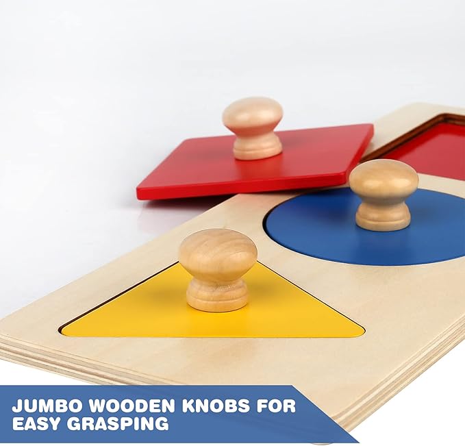 Wooden Puzzle Shape Sorting for Preschoolers | Educational Learning Toy
