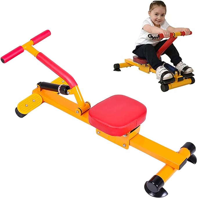 Kids Rowing Machine Fitness Equipment | Indoor & Outdoor Exercise Toy (Ages 4–12)