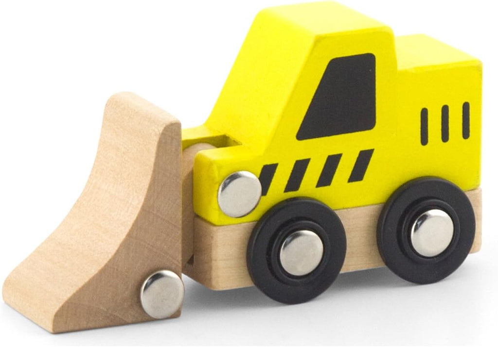 Construction Vehicles 6 Pcs Set | Wooden Truck Toys for Kids Pretend Play Age 3+