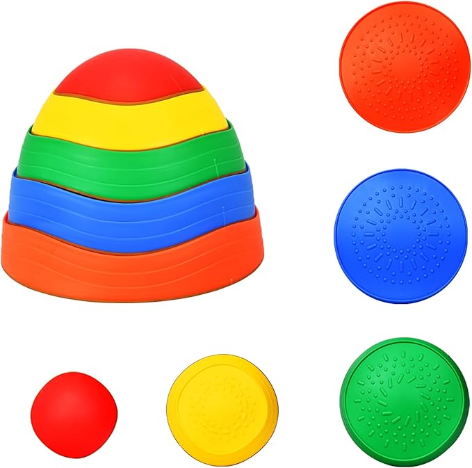Giant Balance Stones Set of 5 | Kids Motor Skills & Balance Training Toy