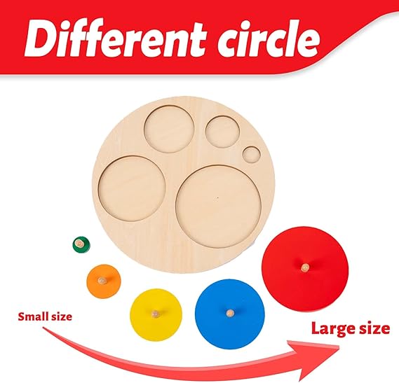 Wooden Puzzle Shape Sorting for Preschoolers | Montessori Learning Toy