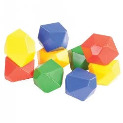 Stick Together Gems Blocks 54 Pcs | Colorful Building & STEM Toy for Kids