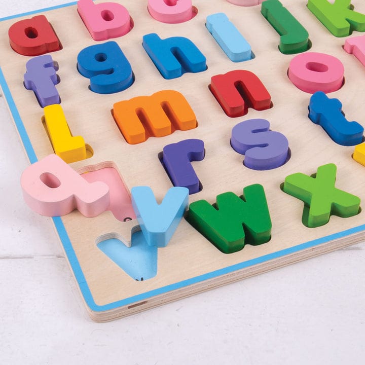 Lower Case Alphabets Wooden Puzzle | Kids ABC Learning Toy