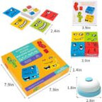 Expression Puzzle Building Blocks | Kids Wooden Emotional Learning & Logic Toy