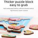 Magnetic Paradise World Map Puzzle | Kids Wooden Educational Jigsaw Toy