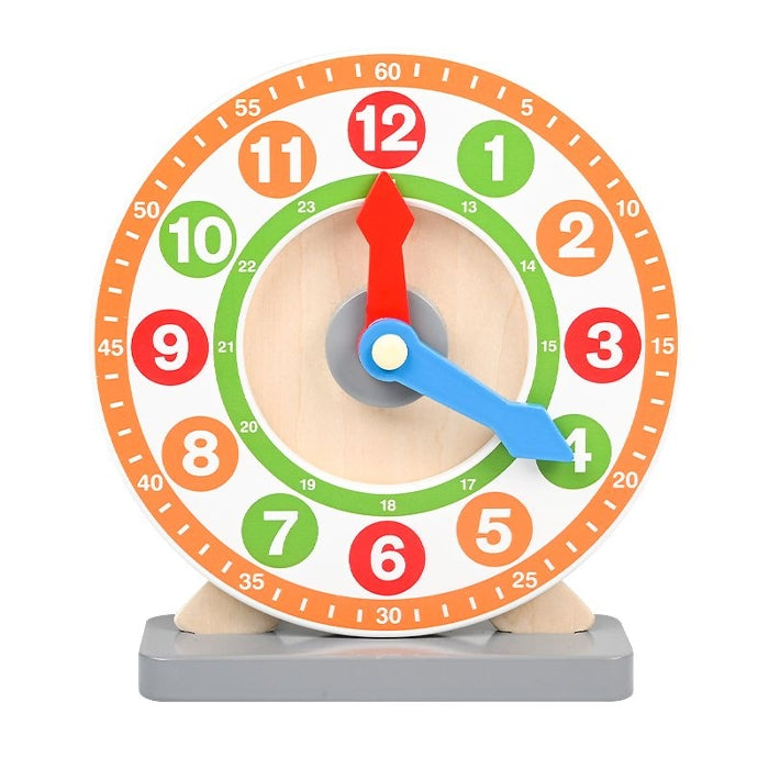 Teaching Clock Wooden | Educational Time Learning Toy for Kids