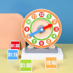 Teaching Clock Wooden | Educational Time Learning Toy for Kids