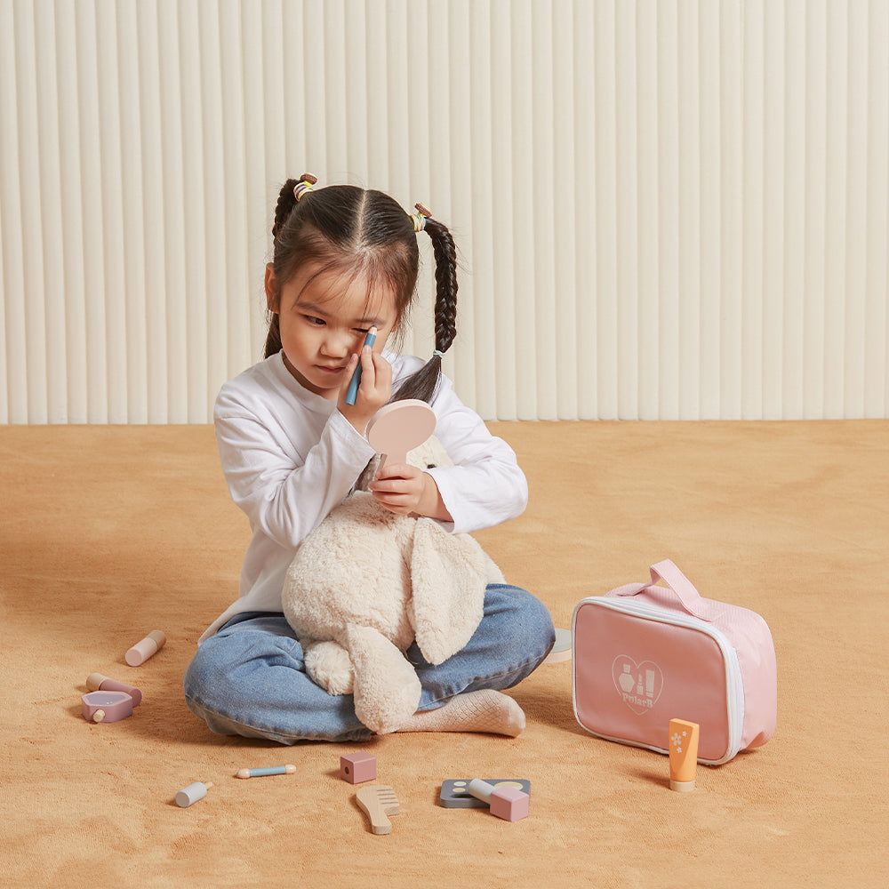 Wooden Make-up Set for Kids | Pretend Play Beauty Kit Toy for Girls