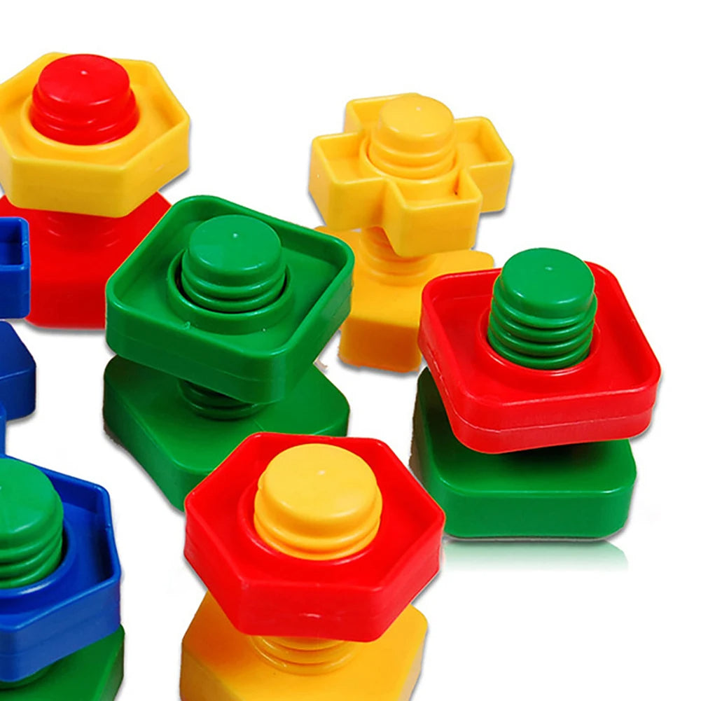 Nuts &amp; Bolts 50 Pcs | STEM Learning Construction Toy for Kids